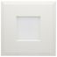 LED Retrofit Downlight 7.5/10.5/14.5 Wattage Selectable CCT and Lumens Selectable 120 Volt ColorQuick and PowerQuick Technology Square White Finish (Pack of 2)