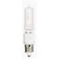 250 Watt Halogen Bulb T4 1/2 - Frosted - 2000 Average rated hours - 3780 Lumens - Mini Candelabra base - 120 Volt (8 Pack)