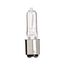 50 Watt Halogen - T4 Bulb - Clear - 2000 Average rated hours - 750 Lumens - DC Bay base - 120 Volt (8 Pack)