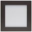 10.5 watt 5.5" Flush Mount LED Fixture 3000K Square Shape Bronze Finish 120 volts