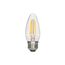 4.5 Watt B11 LED Bulb - Clear - Medium base - 2700K - 350 Lumens - 120 Volt (12 Pack)