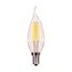 4.5 Watt CA10 LED Bulb - Clear - Candelabra base - 5000K - 120 Volt (10 Pack)