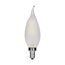 4.5 Watt CA10 LED Bulb - Frosted - Candelabra base - 2700K - 120 Volt (8 Pack)