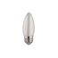 2 Watt C11 LED Bulb - Satin Spun - Clear - Medium base - 2700K - 120 Lumens - 120 Volt (5 Pack)
