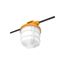 50 Watt LED High-Lumen Industrial / Commercial String Light 5 Inter-Connected Lamps 5000K Integrated Cord / Plug 120 Volt