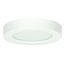 10.5 watt 5.5" Flush Mount LED Fixture 3000K Round Shape White Finish 120 volts