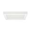 18.5 watt 9 Inch Flush Mount LED Fixture 3000K Square Shape White Finish 120 volts 90CRI