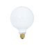 25 Watt G40 Incandescent Bulb - Gloss White - 4000 Average rated hours - 110 Lumens - Medium base - 120 Volt (8 Pack)