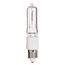 75 Watt Halogen - T4 Bulb - Clear - 2000 Average rated hours - 1250 Lumens - Mini Candelabra base - 120 Volt (8 Pack)