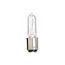 75 Watt Halogen - T4 Bulb - Clear - 2000 Average rated hours - 1250 Lumens - DC Bay base - 120 Volt (6 Pack)