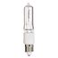 50 Watt Halogen - T4 Bulb - Clear - 2000 Average rated hours - 750 Lumens - Mini Candelabra base - 130 Volt (8 Pack)