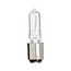 75 Watt Halogen - T4 Bulb - Clear - 2000 Average rated hours - 1250 Lumens - DC Bay base - 120 Volt (4 Pack)