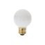 25 Watt G18 1/2 Incandescent Bulb - Gloss White - 1500 Average rated hours - 160 Lumens - Medium base - 120 Volt (24 Pack)