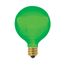 10 Watt G12 1/2 Incandescent Bulb - Transparent Green - 1500 Average rated hours - Candelabra base - 120 Volt (40 Pack)