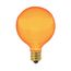 10 Watt G12 1/2 Incandescent Bulb - Transparent Amber - 1500 Average rated hours - Candelabra base - 120 Volt (40 Pack)