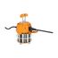 60 Watt LED Hi-Lumen temporary Hi-Bay Caged lamp 5000K Integrated Cord / Plug & Hook 120 Volt