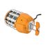100 Watt LED Hi-Lumen temporary Hi-Bay Caged lamp 5000K Integrated Cord / Plug & Hook 120 Volt