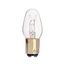 10 Watt C7 Incandescent Bulb - Clear - 2500 Average rated hours - 60 Lumens - DC Bay base - 130 Volt (70 Pack)