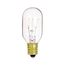 15 Watt T7 Incandescent Bulb - Clear - 2500 Average rated hours - 95 Lumens - Candelabra base - 130 Volt (40 Pack)