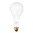 300 Watt PS25 Incandescent Bulb - Frost - 5000 Average rated hours - 3600 Lumens - Medium base - 130 Volt (10 Pack)