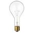 300 Watt PS35 Incandescent Bulb - Clear - 2500 Average rated hours - 3600 Lumens - Mogul base - 130 Volt (8 Pack)