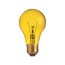 25 Watt A19 Incandescent Bulb - Transparent Yellow - 2000 Average rated hours - Medium base - 130 Volt (30 Pack)