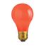 25 Watt A19 Incandescent Bulb - Ceramic Red - 1000 Average rated hours - 15 Lumens - Medium base - 130 Volt (30 Pack)