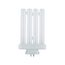 27 Watt Quad Tube T4 Compact Fluorescent Bulb GX10q-4 base - 6500K (2 Pack)