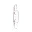 5 Watt Miniature Bulb - T3 - 20000 Average rated hours - 45 Lumens - Rigid Loop base - 12 Volt (5 Pack)