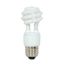 9 Watt - Mini Spiral Compact Fluorescent Bulb 4100K - 82 CRI - Medium base - 120 Volt (8 Pack)