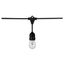 48Ft LED String Light 15-S14 lamps 12 Volts RGBW w/ Infrared Remote