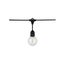 24Ft LED String Light Includes 12-G25 bulbs 2200K 120 Volts
