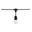 2 Pack 24Ft LED String Light Includes 12-S14 bulbs 2200K 120 Volts