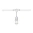 24Ft LED String Light Includes 12-S14 bulbs 2200K White Cord