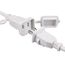 24Ft LED String Light Includes 12-S14 bulbs 2200K White Cord