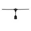 24Ft LED String Light 12 Socketed Black Cord and Plug Only