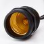 24Ft LED String Light 12 Socketed Black Cord and Plug Only