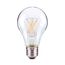 8 Watt A19 LED Bulb - Clear - Medium base - 2700K - 800 Lumens - 120 Volt (6 Pack)