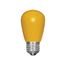 1.4 Watt LED Bulb - S14 - Ceramic Yellow - Medium base - 120 Volt (4 Pack)