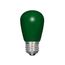 1.4 Watt LED Bulb - S14 - Ceramic Green - Medium base - 120 Volt (4 Pack)