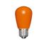 1.4 Watt LED Bulb - S14 - Ceramic Orange - Medium base - 120 Volt (4 Pack)