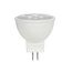 3W LED Bulb - MR11 - 2700K - 25 deg. beam spread - 25000 Average rated hours - 210 Lumens - GU4 base - 12 Volt AC/DC (4 Pack)