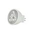 3W LED Bulb - MR11 - 3000K - 25 deg. beam spread - 25000 Average rated hours - 210 Lumens - GU4 base - 12 Volt AC/DC (4 Pack)