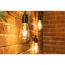 7 Watt ST19 LED Bulb - Transparent Amber - Medium base - 2000K - 650 Lumens - 120 Volt (5 Pack)