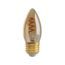 2.3 Watt B10 LED Bulb - Amber - Medium base - 2000K - 120 Lumens - 120 Volt (3 Pack)
