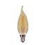 3.5 Watt Flame CFA LED Bulb - Amber - Candelabra base - 2000K - 300 Lumens - 120 Volt (5 Pack)