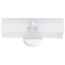 2 Light 14" Vanity w/ Diamond "U" Channel Glass White Finish (Pack of 2)