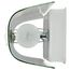4 Light 24" Vanity w/ Diamond "U" Channel Glass White Finish (Pack of 2)