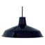 1 Light 16" Pendant Warehouse Shade Black / Steel Finish
