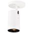 1 Light R20 Straight Cylinder White Finish